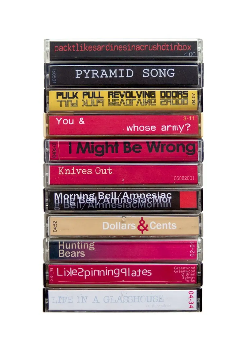 Radiohead - Amnesiac Cassette Print metacrilato de MrMustardPrints