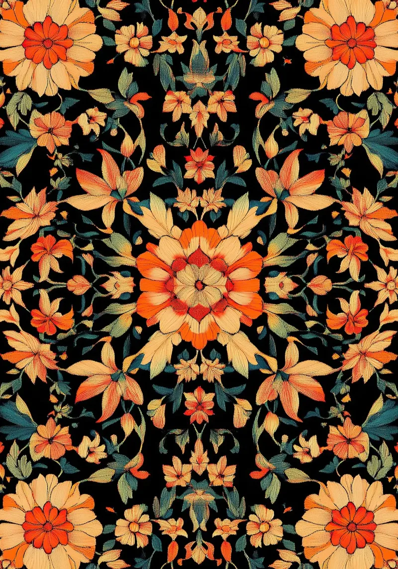 William Morris "Nature’s Palette: Inspired by William Morris carta hahnemühle da Nikis Art Studio