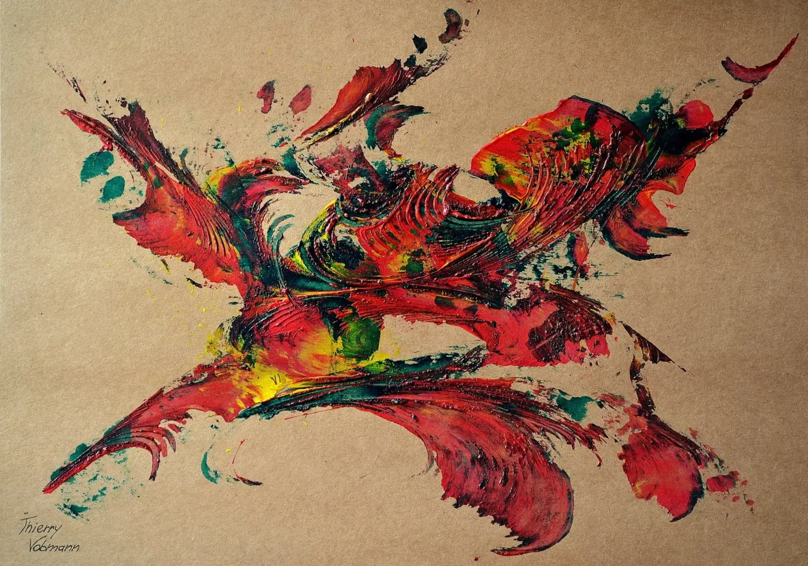 NATURAL STYLE 2 plexiglass da Thierry Vobmann Abstract painting