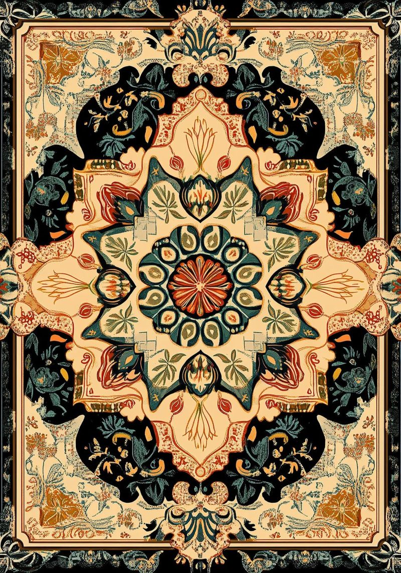 William Morris "Ornate Serenity: The Timeless Designs of Mor metacrilato de Nikis Art Studio