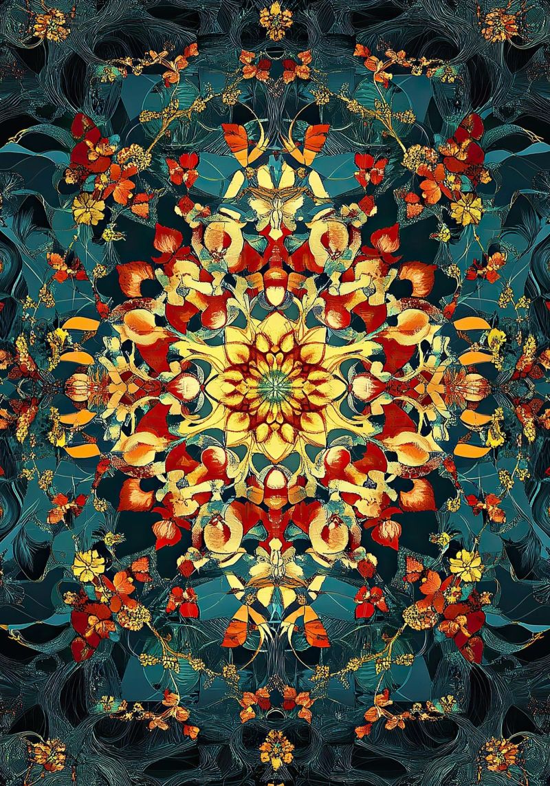 William Morris "Whispers of the Wild: A Morris Perspective" pannello forex da Nikis Art Studio