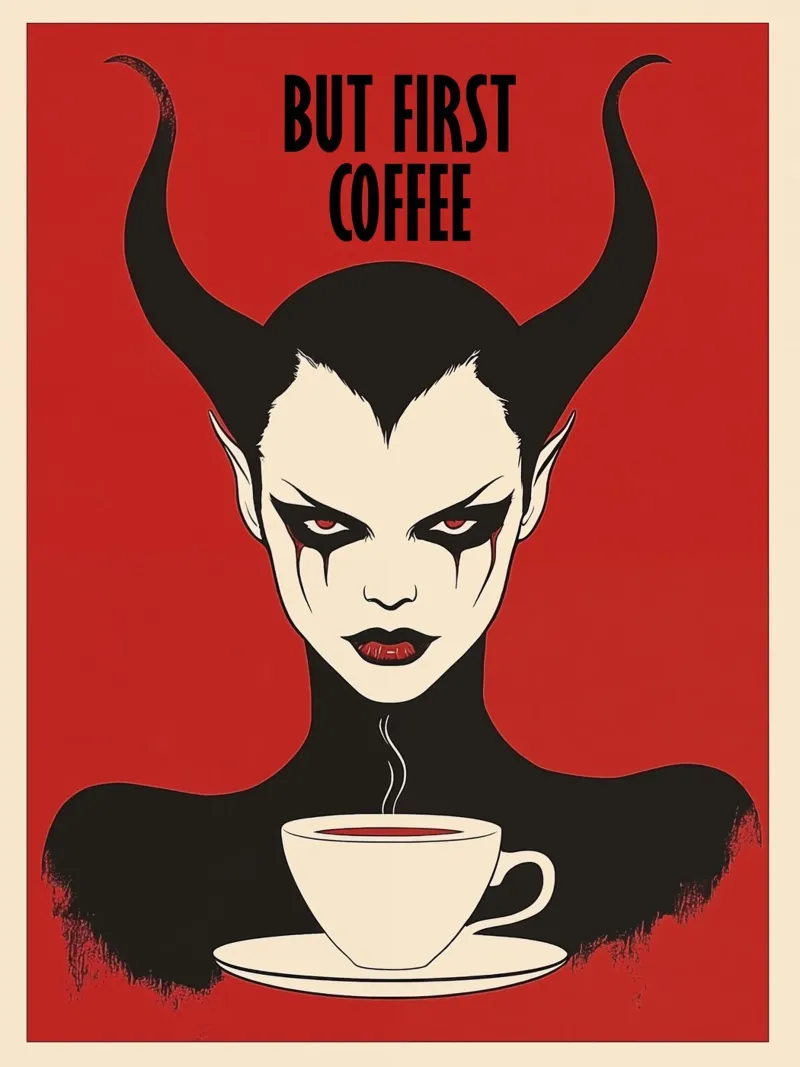 Primo caffè | Colazione da vampiro pellicola backlit da Autofocus