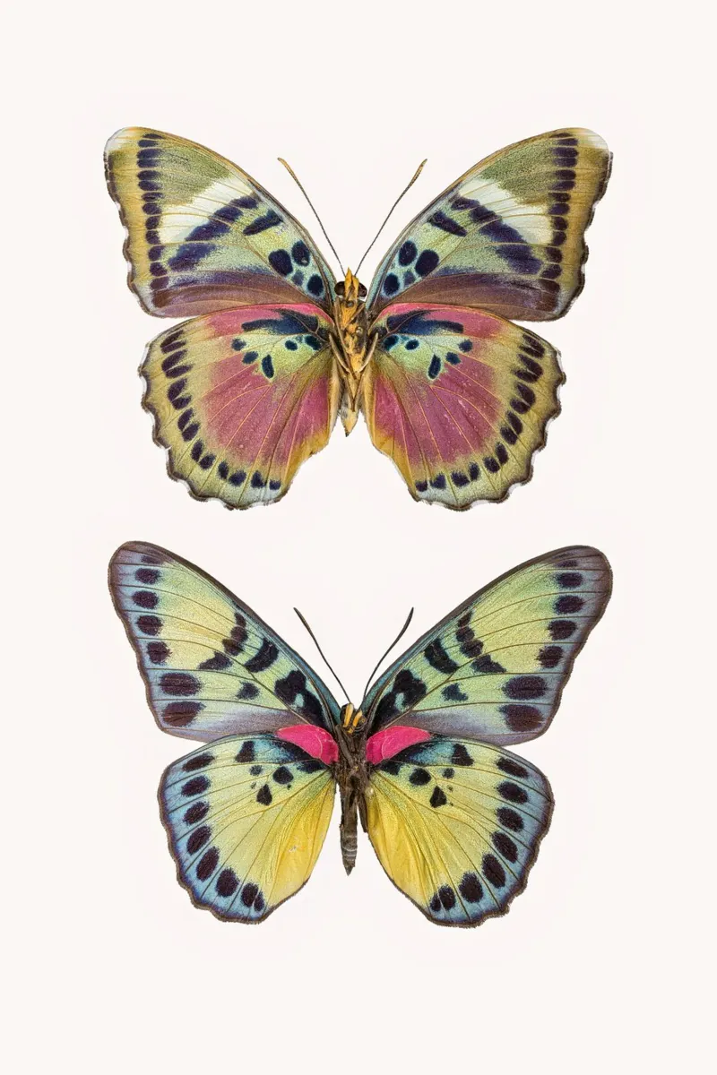Two Beautiful Butterflies pellicola backlit da Curious Collections by Marielle Leenders