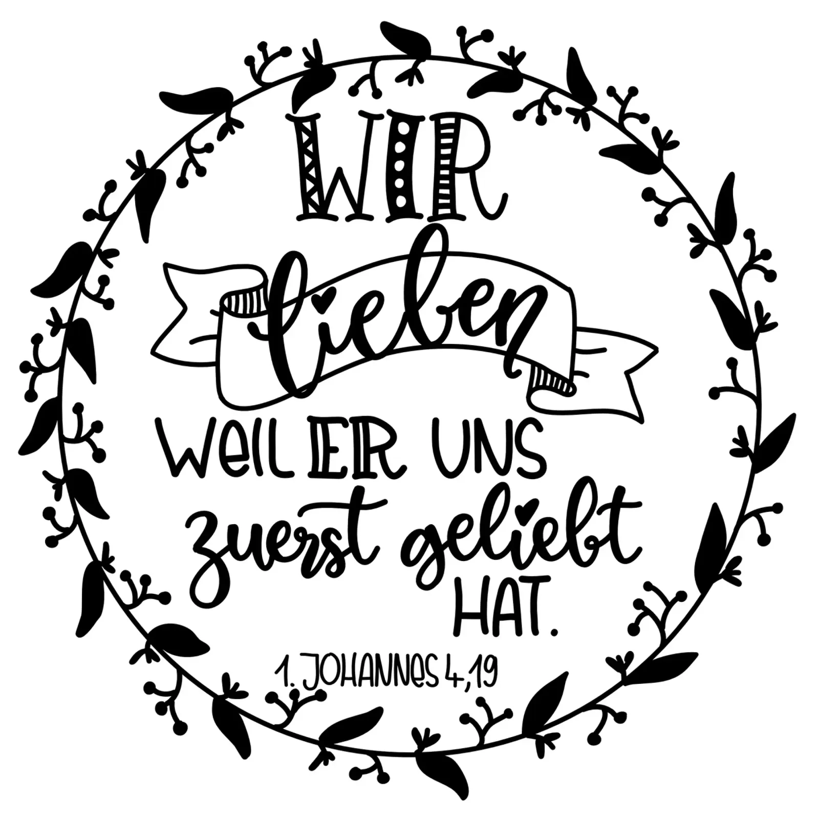 wir lieben uns... pellicola backlit da Letters of Love