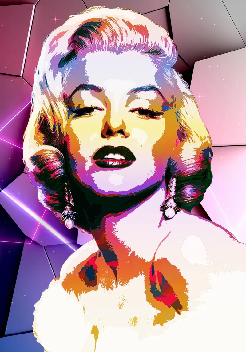 Colore di Monroe pellicola backlit da neonartroom