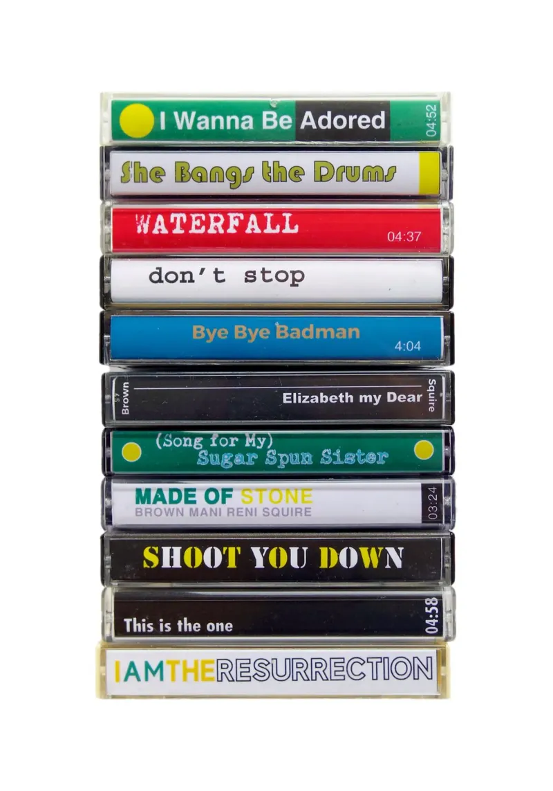 The Stone Roses - Stampa su cassetta poster con telaio in plastica da MrMustardPrints