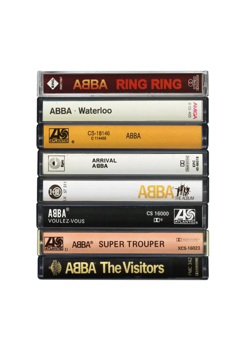 ABBA Album raccolti in cassetta Stampa pellicola backlit da MrMustardPrints