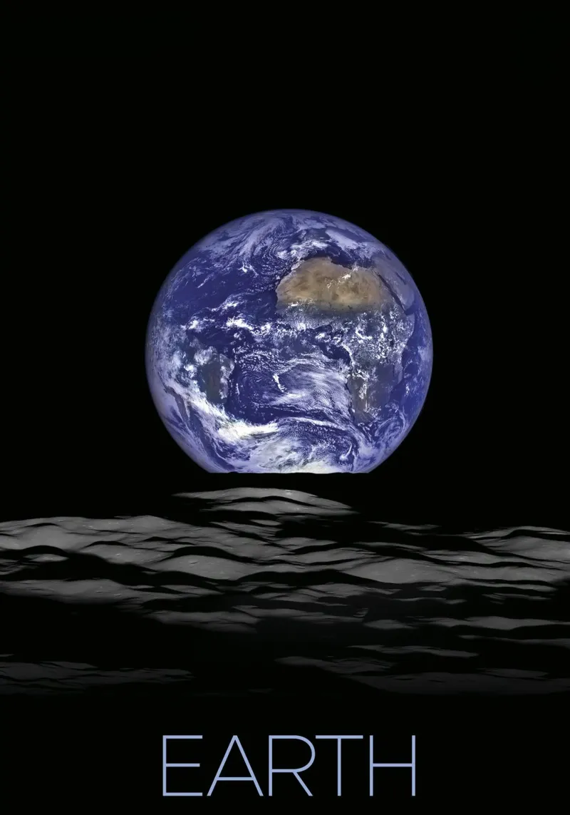 Planet Erde Poster Poster von 🎁 ARTVI-SHOP