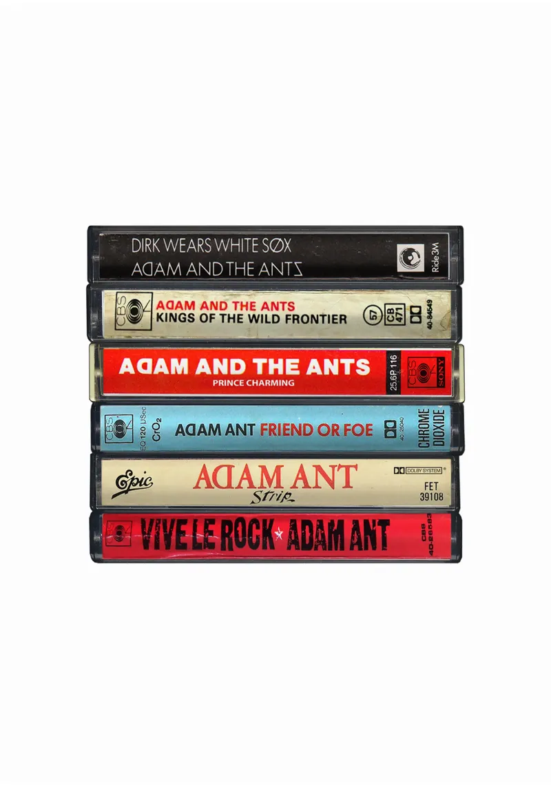 Adam Ant - Album raccolti - Stampa musicassetta poster da MrMustardPrints