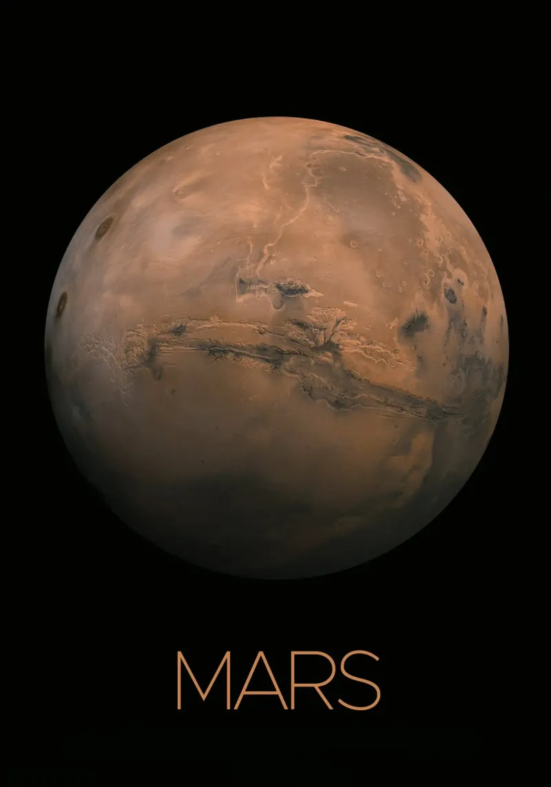 mars nasa poster hahnemühle by 🎁 ARTVI-SHOP