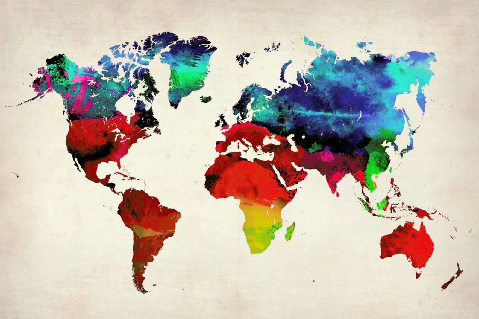 World Map poster de Naxart