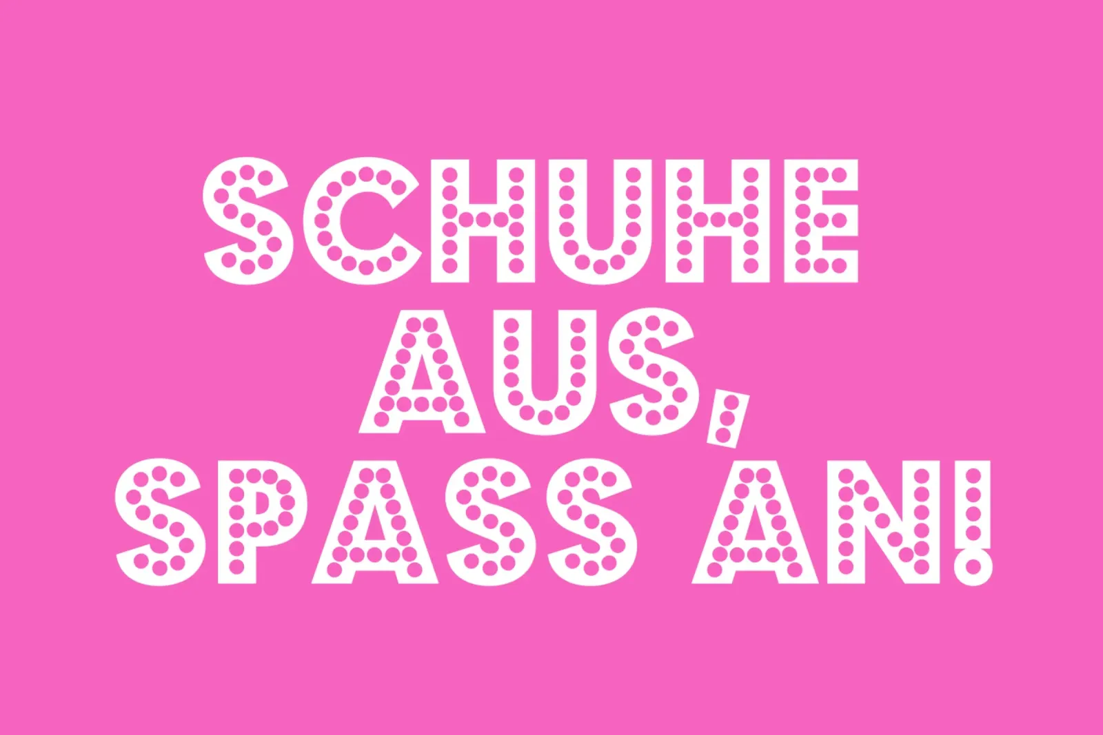 Schuhe aus, Spass an! poster con telaio in legno da Ohkimiko