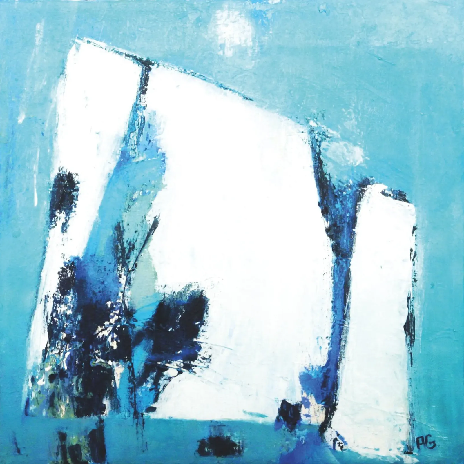Blue Impressions 3 hahnemühle by Anita Gewald
