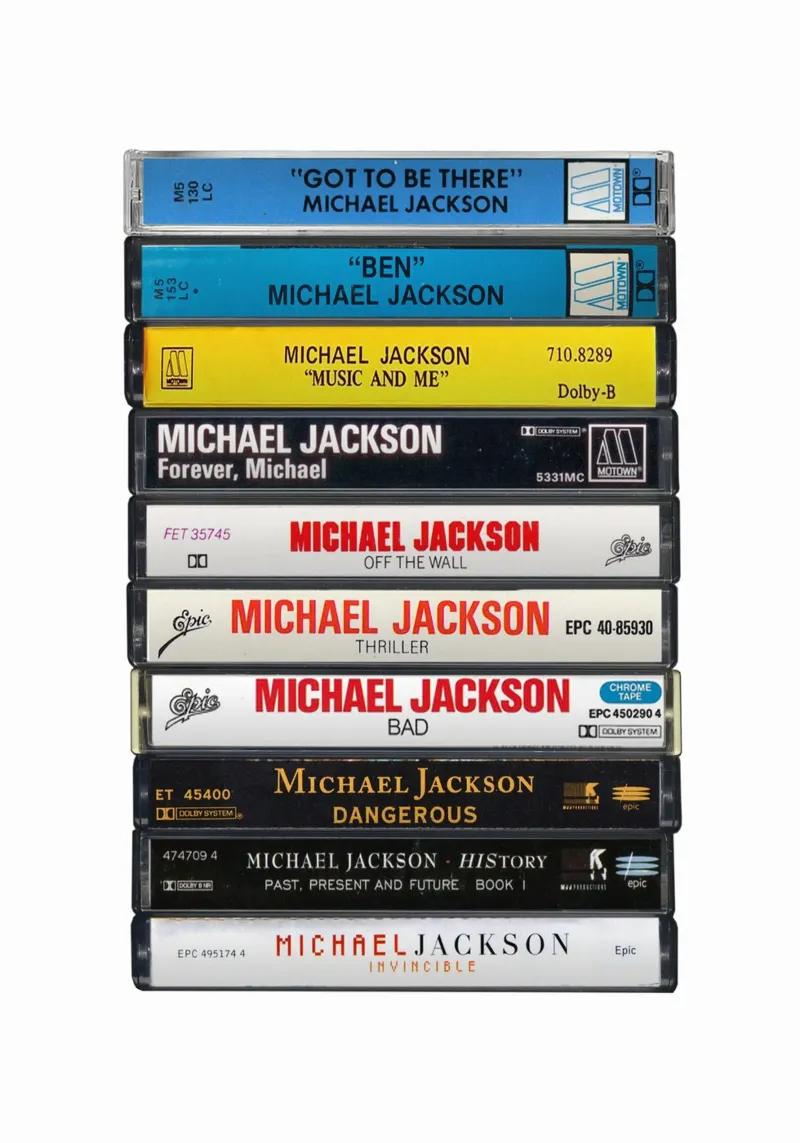 Michael Jackson - Album raccolti - Stampa su cassetta pellicola backlit da MrMustardPrints