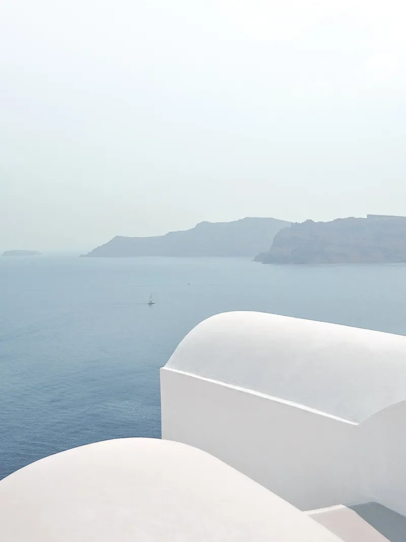 Design con vista sul mare Egeo - pace e spazio carta hahnemühle da Whole©