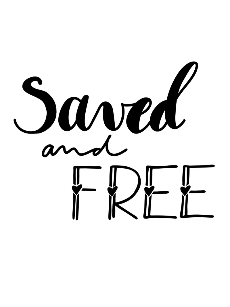 Saved and free pellicola backlit da Letters of Love