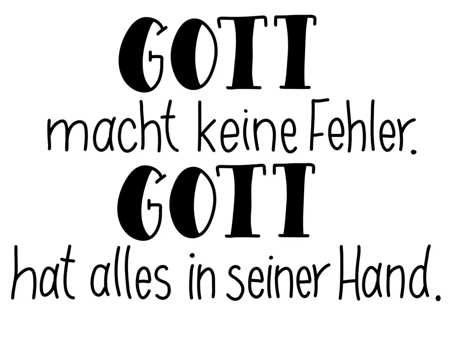 Gott macht keine Fehler pellicola backlit da Letters of Love