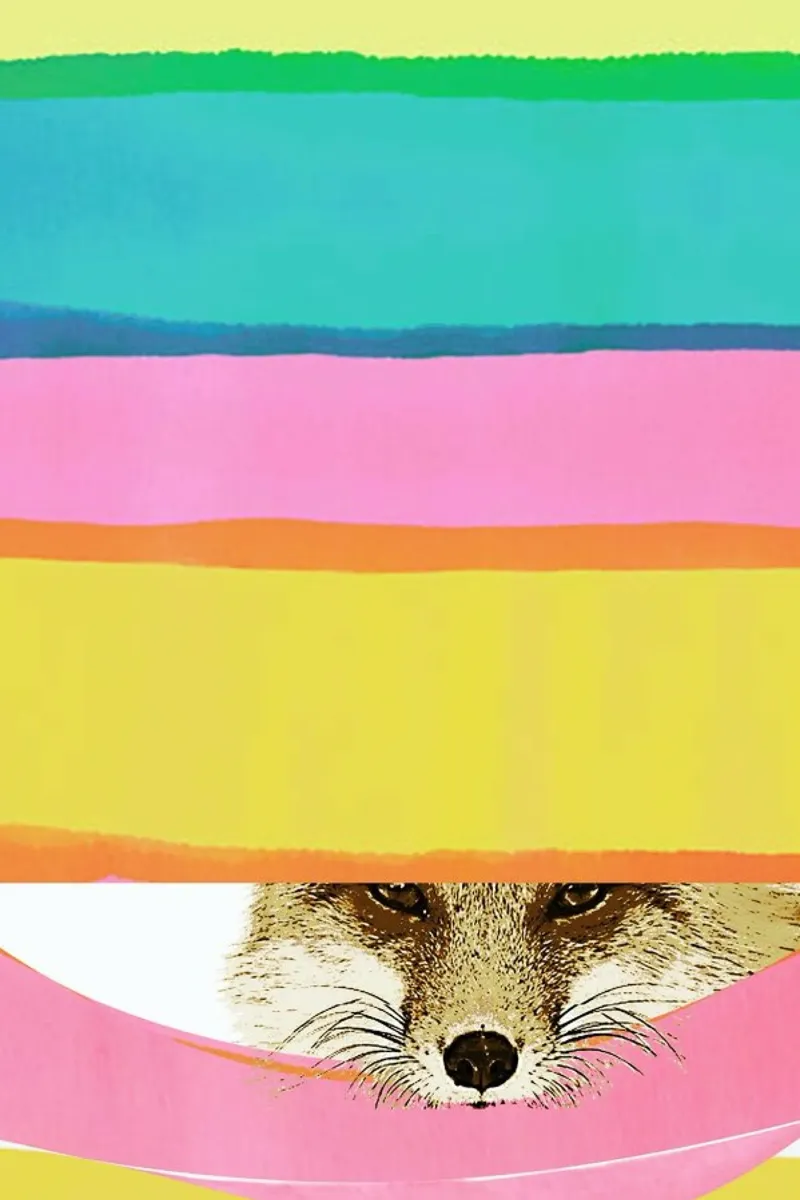 Daydreaming Fox tela con Cornice a cassetta da Rococco LA
