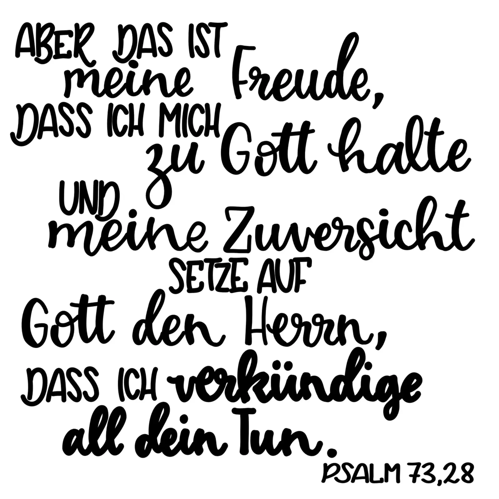 Bibel Spruch Freude backlit film by Letters of Love