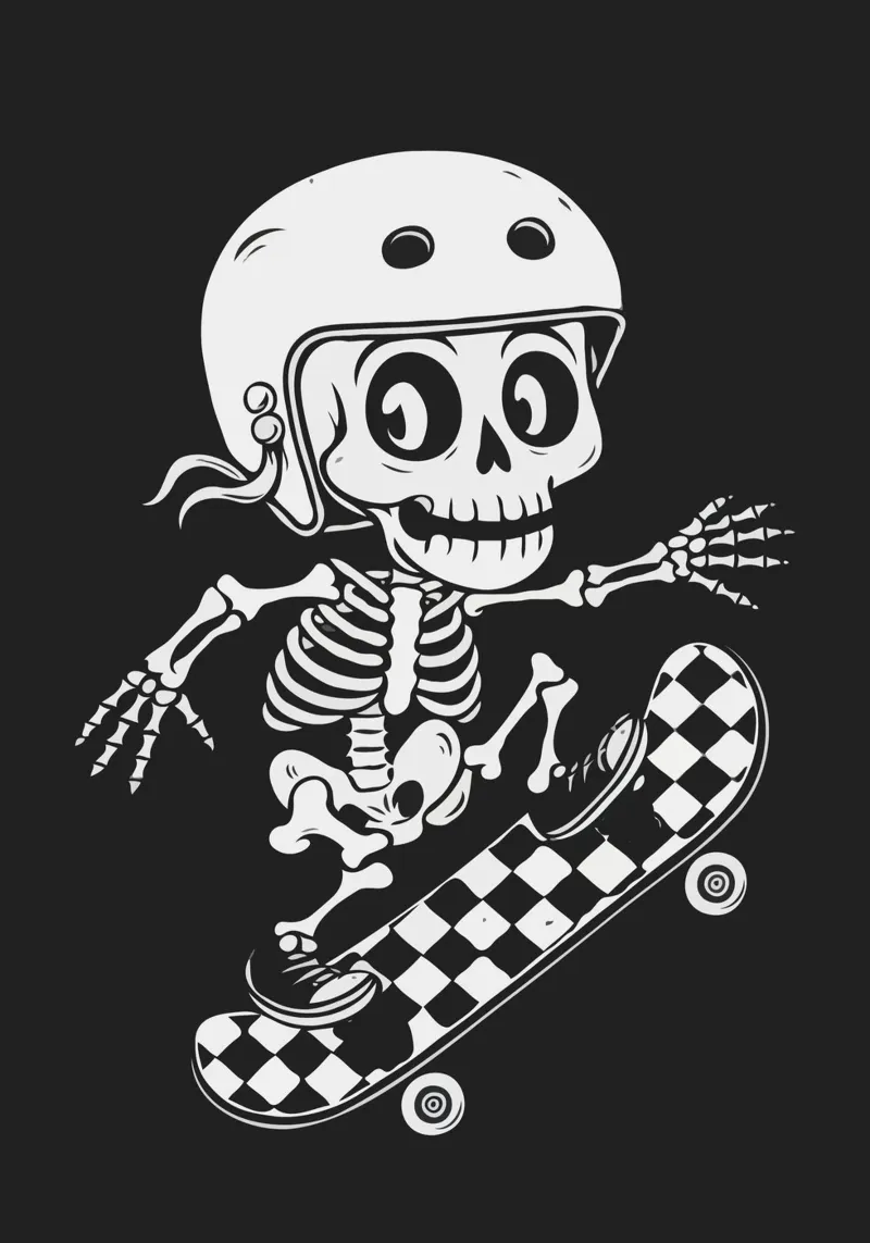 skeleton radical pellicola backlit da ramosashop