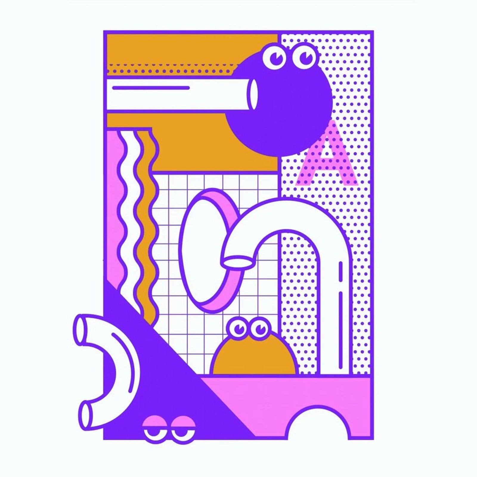 Googley Eyes poster by Rachel Peck