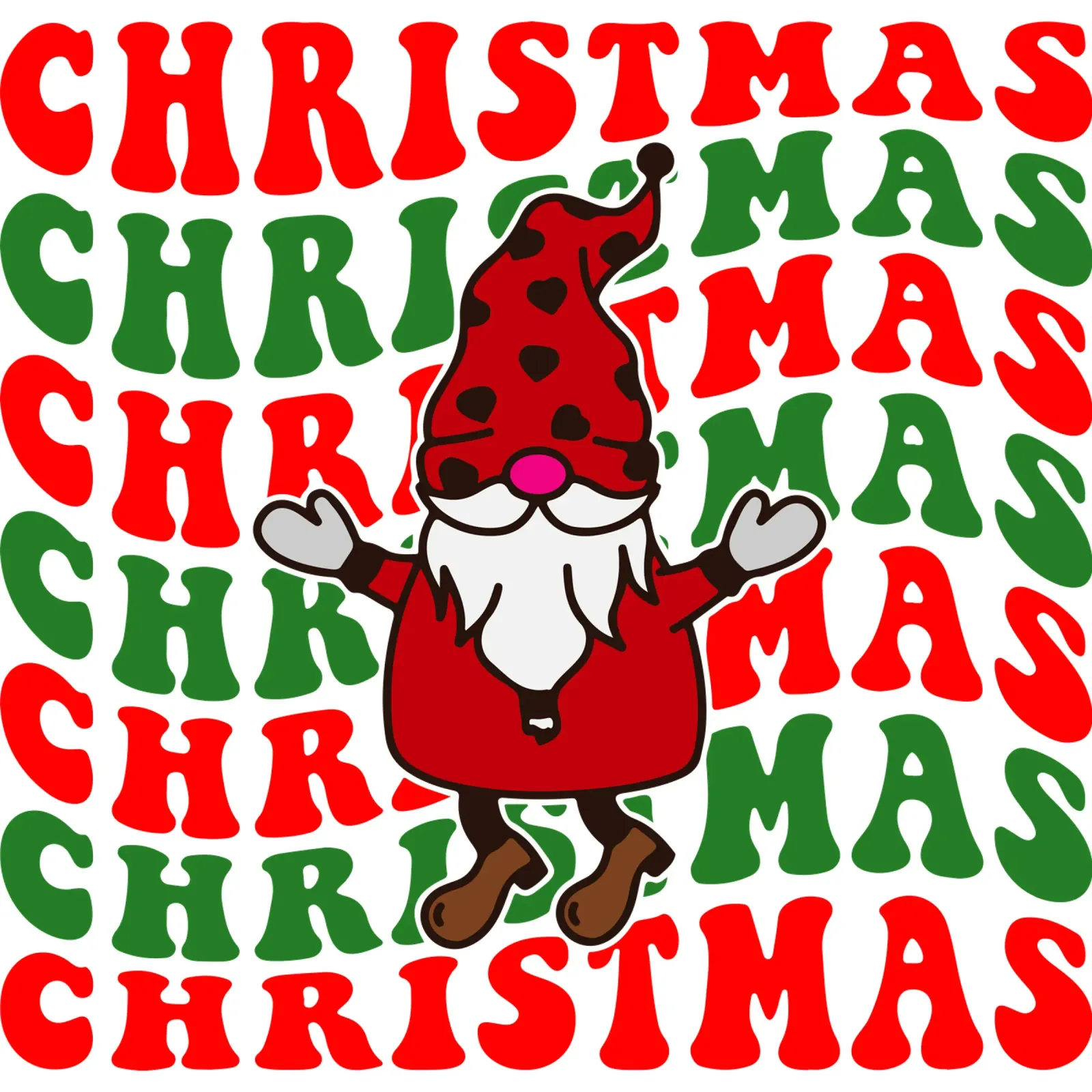 Kerstdag Grappig Cadeau Ontwerp Kunst canvas met Baklijst van onefeelshop