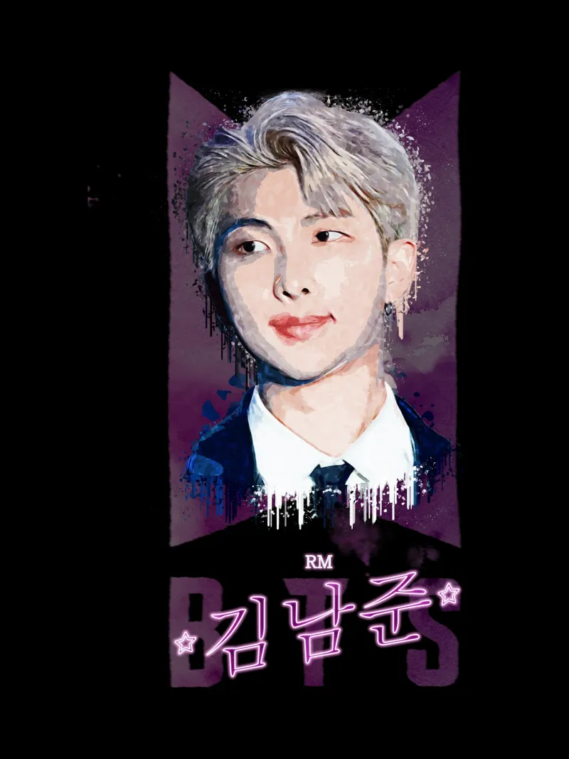 Kim Nam-Joon (RM) pellicola backlit da Gunawan Rb