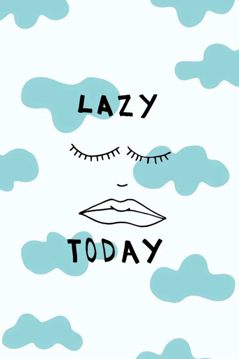 Lazy Today Clouds Backlit Folie von Vasare Nar