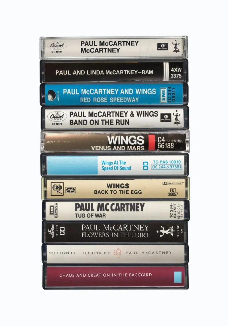 Paul McCartney - Album raccolti - Stampa su cassetta carta hahnemühle da MrMustardPrints