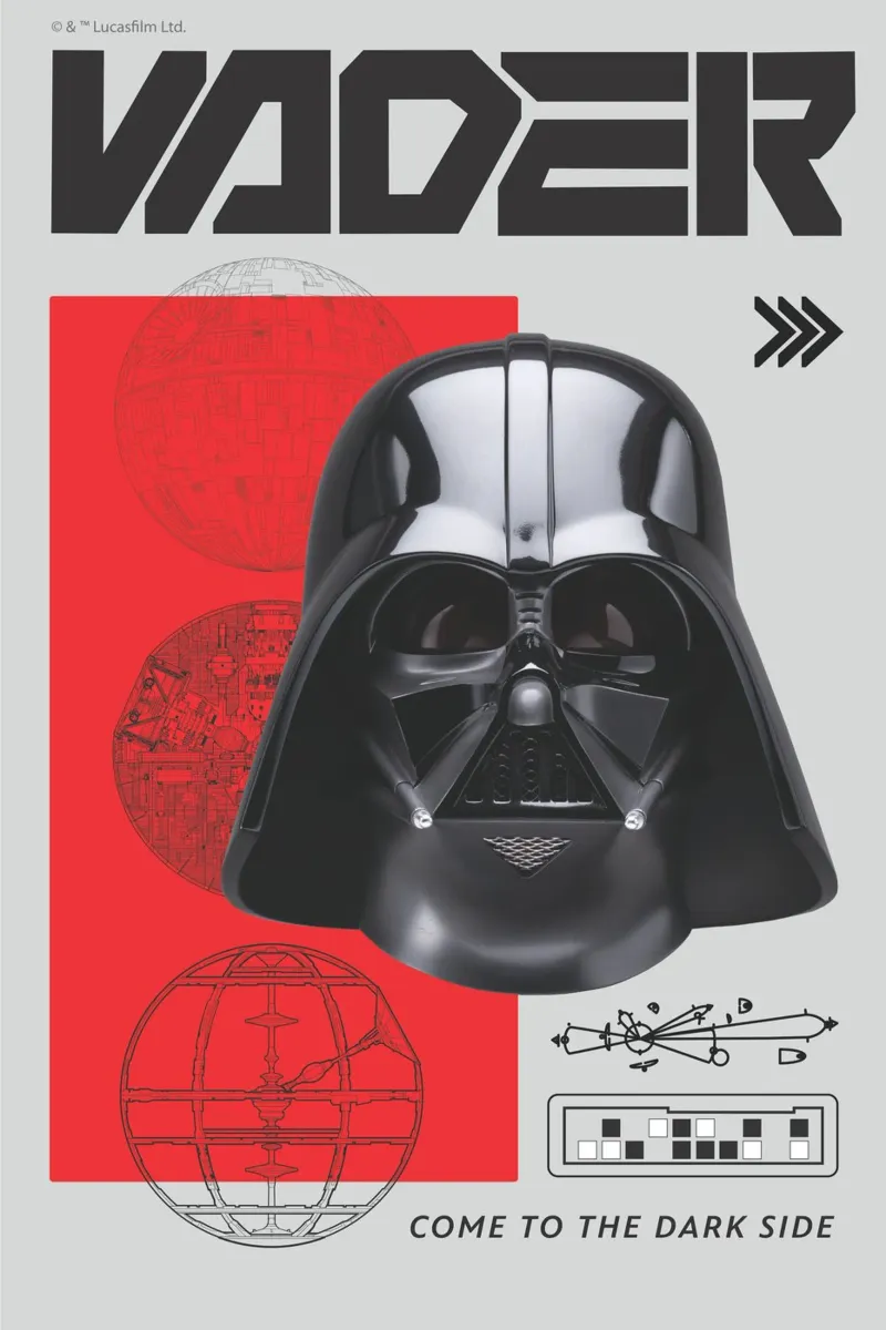 COME TO THE DARK SIDE plexiglass da Star Wars