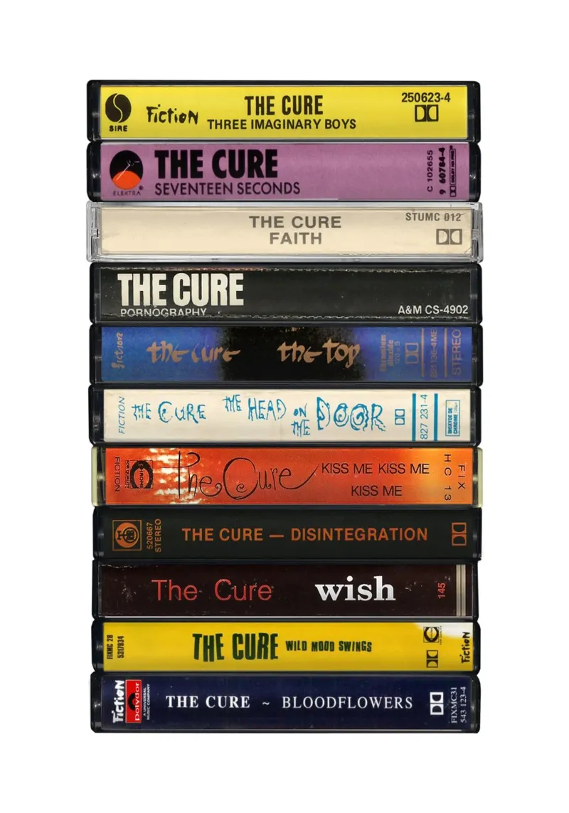 The Cure - Collected Albums - Cassette Print lámina retroiluminada de MrMustardPrints