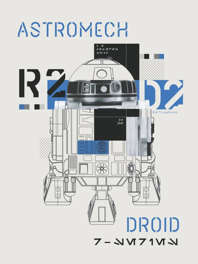 ASTROMECH DROID R2D2 poster da Star Wars
