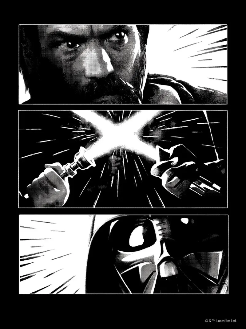 OBI-WAN vs. DARTH VADER Hahnemühle von Star Wars