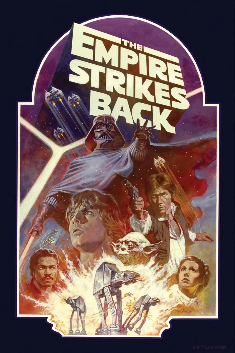 THE EMPIRE STRIKES BACK alu-dibond by Star Wars