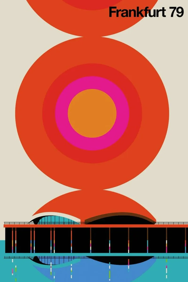 Frankfurt 79 poster by Bo Lundberg