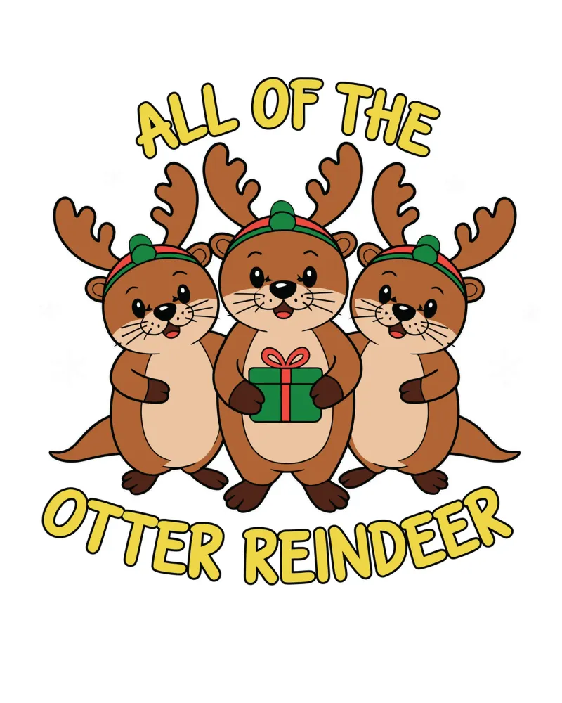 All of the Otter Reindeer pellicola backlit da edsonramosart