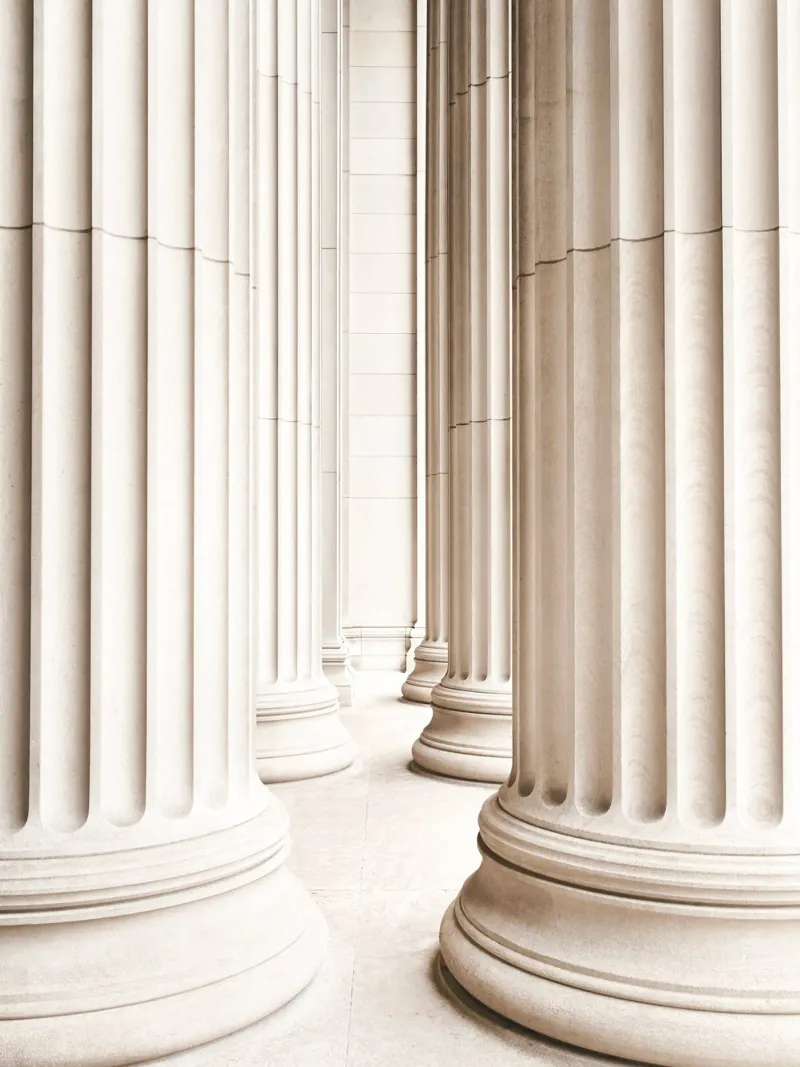 Classic architecture - Timeless column gallery canvas by Whole©
