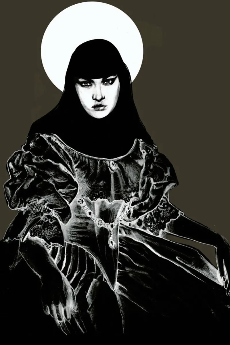 Duchesse (Vamp) poster con telaio in plastica da Agnes KR Patience