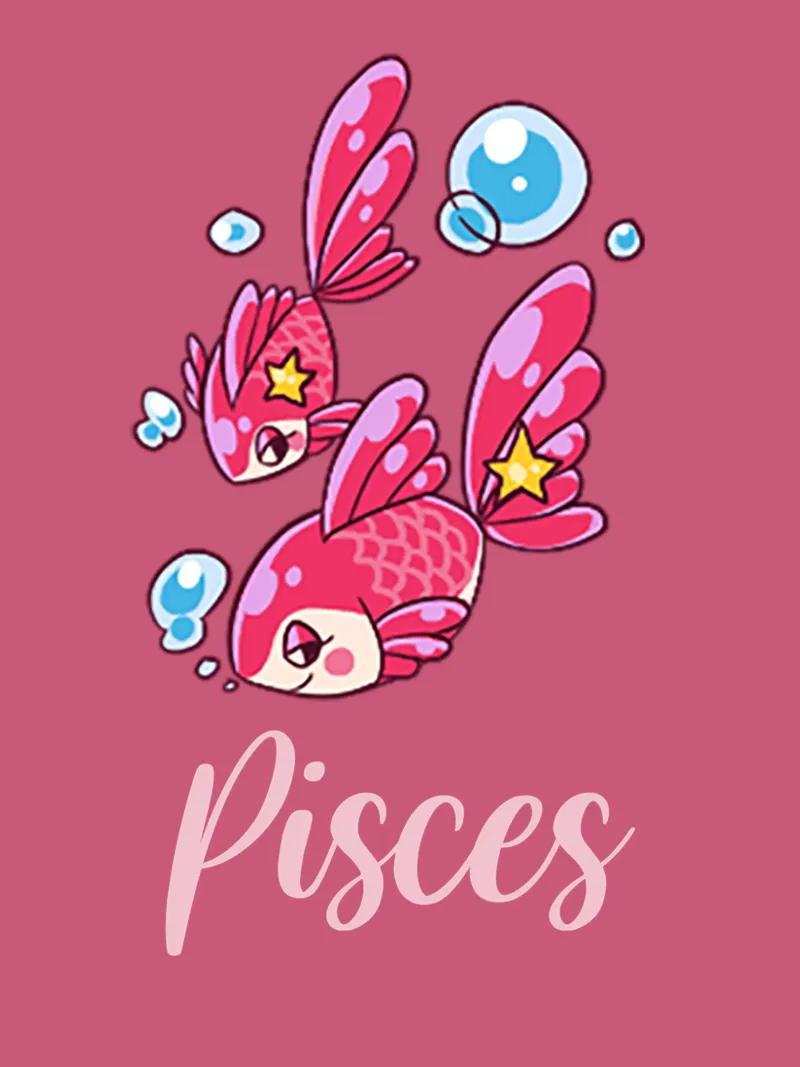Pisces poster con telaio in plastica da Kiroiharu