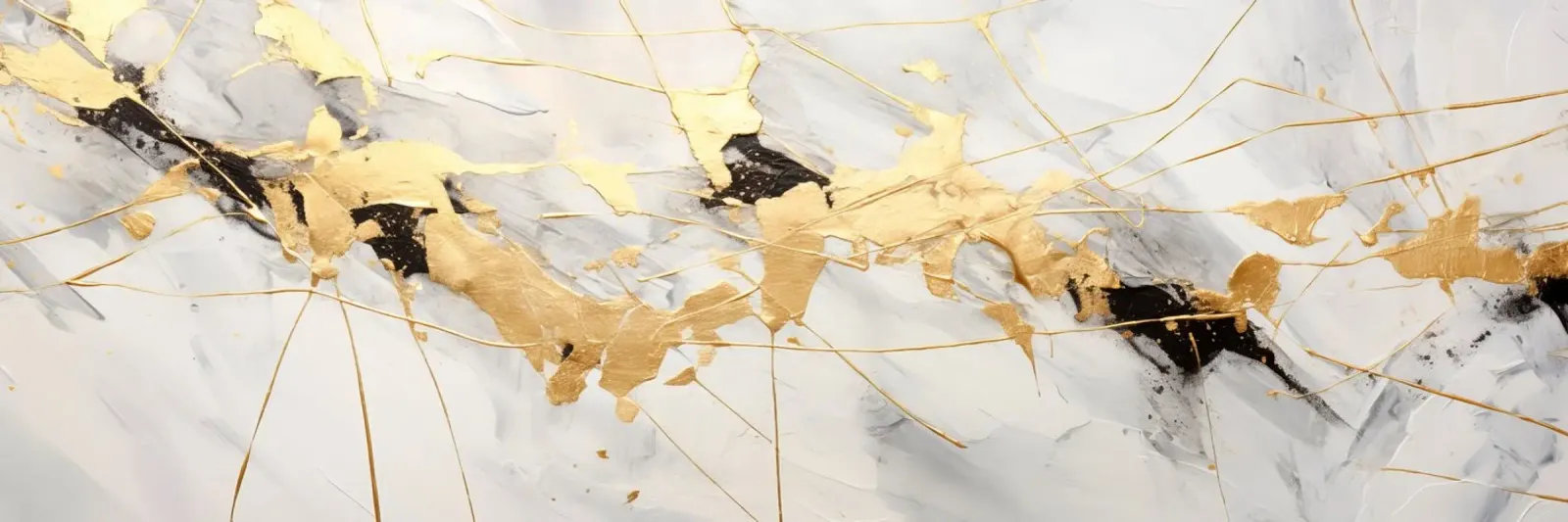 ABSTRAKTE KUNST Spruzzi d'oro pellicola backlit da Melanie Viola