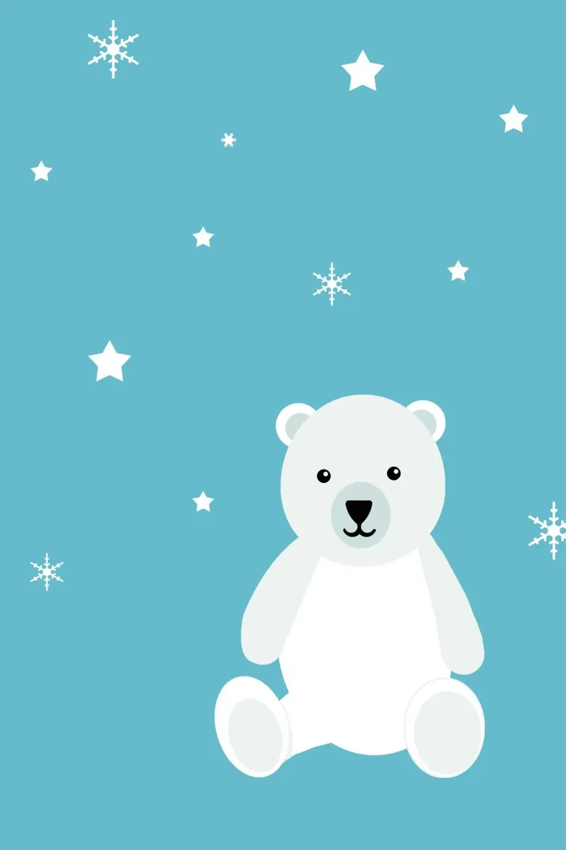 ourson poster con telaio in plastica da alexiableu