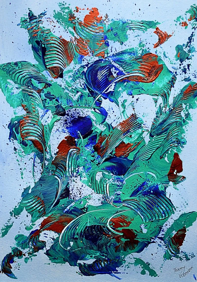 IDAL GIFT 53 pellicola backlit da Thierry Vobmann Abstract painting
