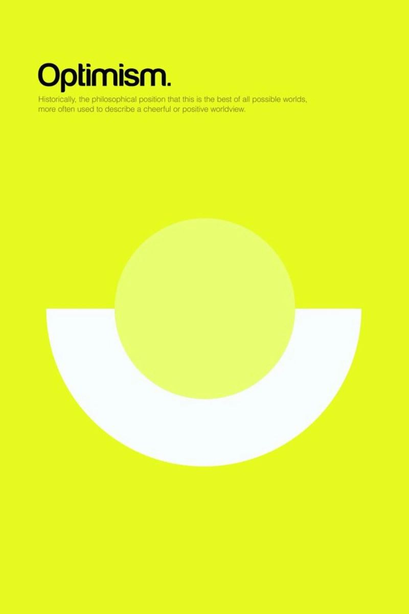 Optimism poster da Genís Carreras
