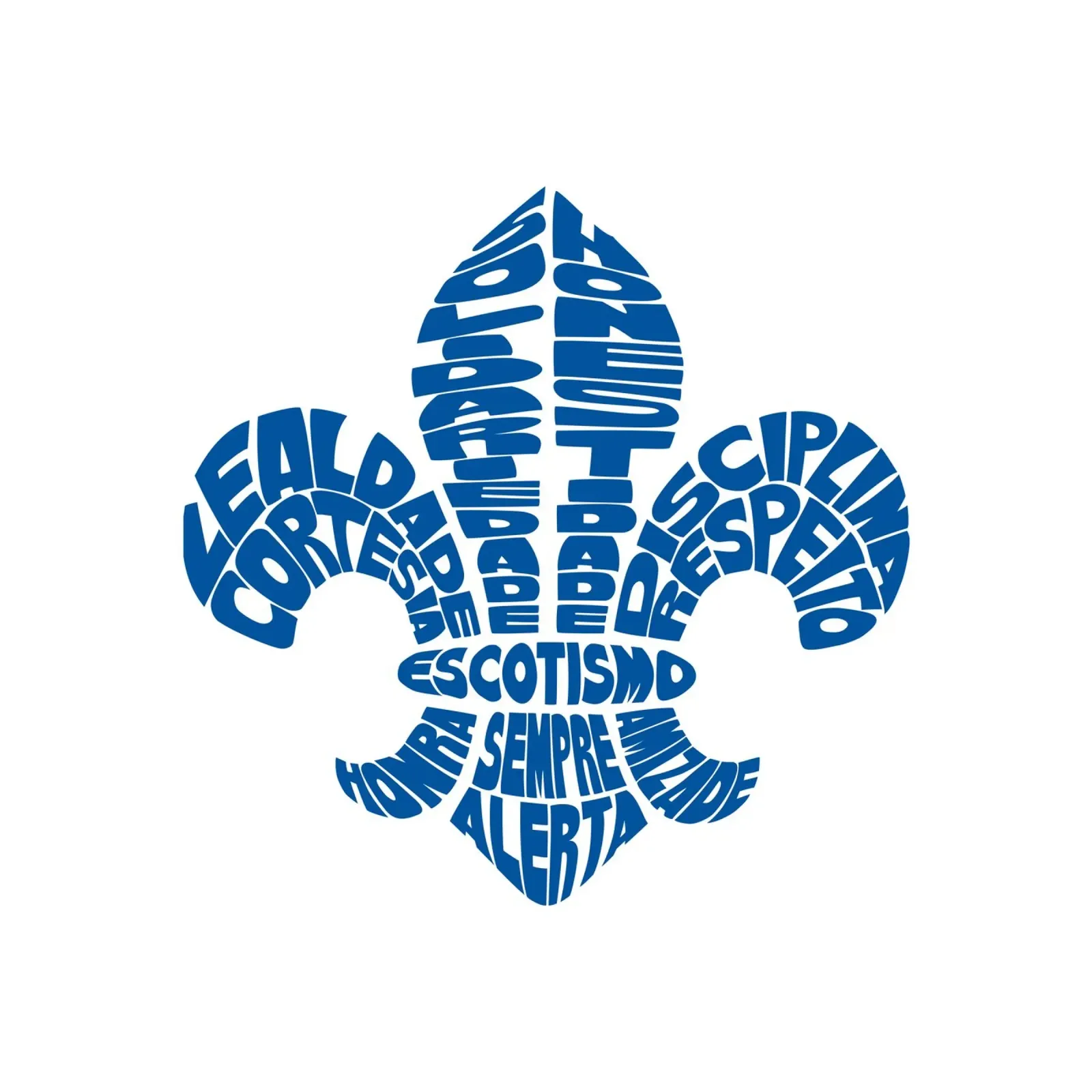 Scouting fleur de lis pellicola backlit da Loobs