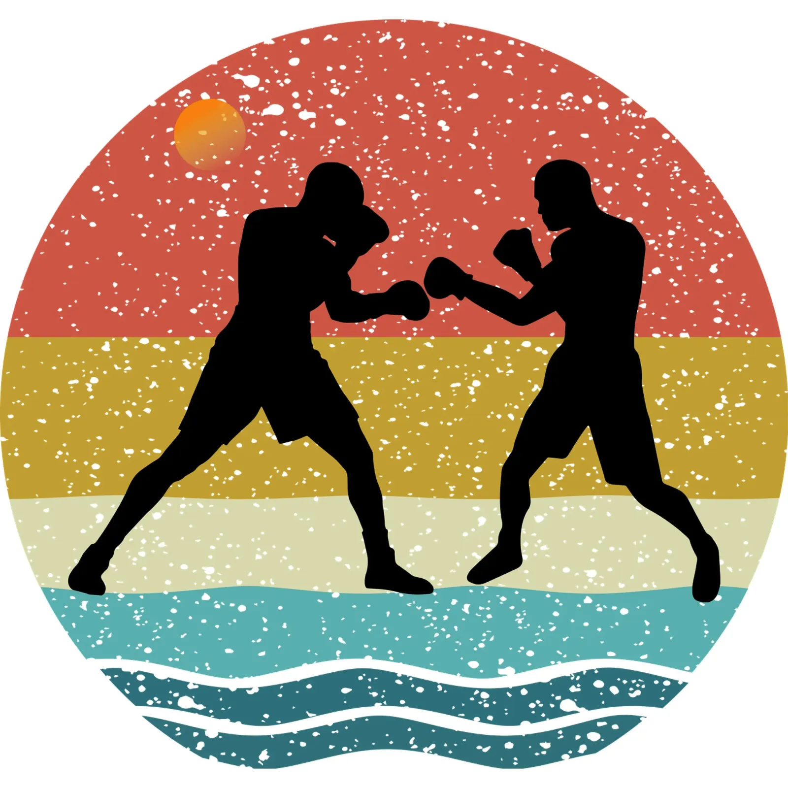 Boxe retro Design retrò alluminio dibond da rivariahill