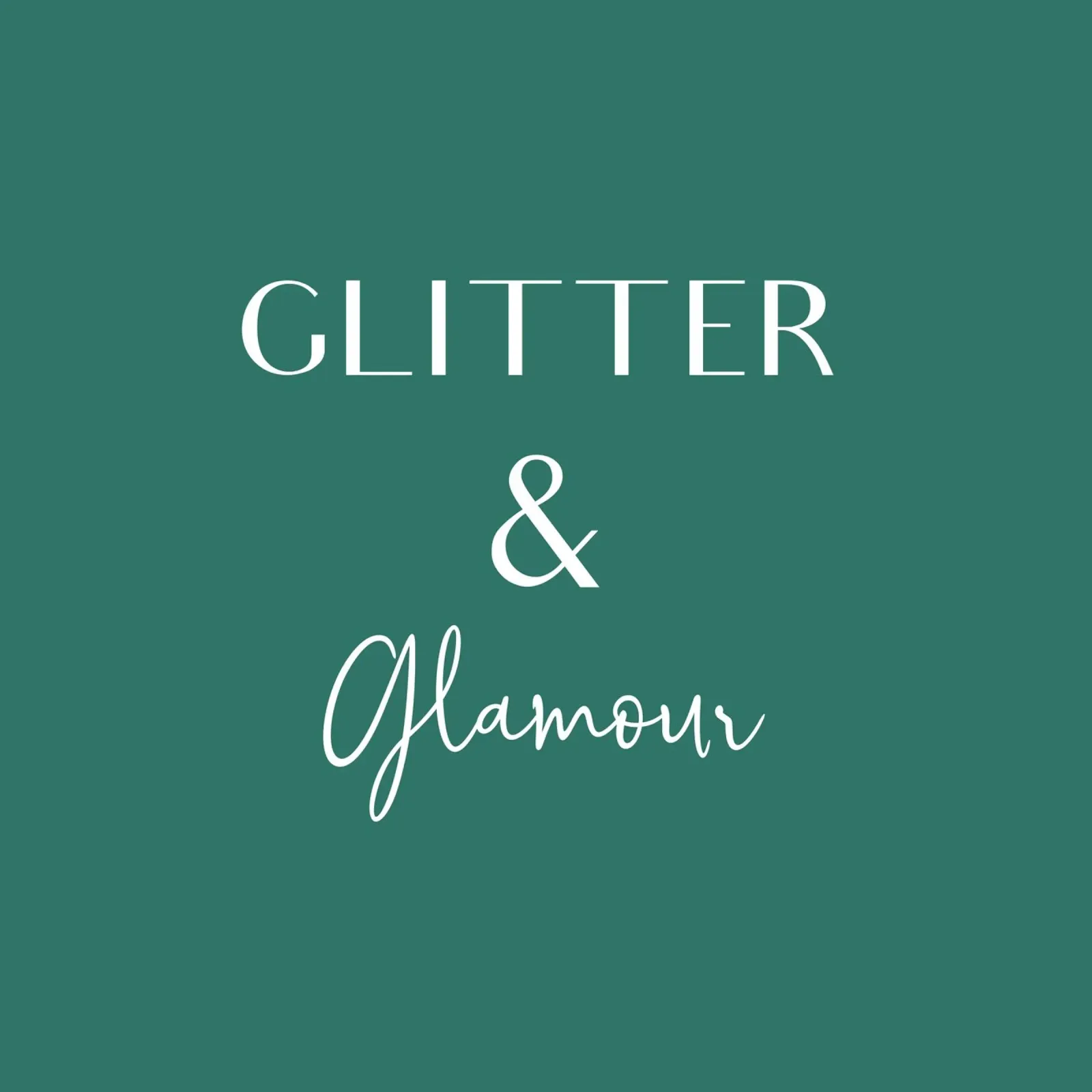 Glitter & Glamour poster con telaio in plastica da Sabrina Ziegenhorn