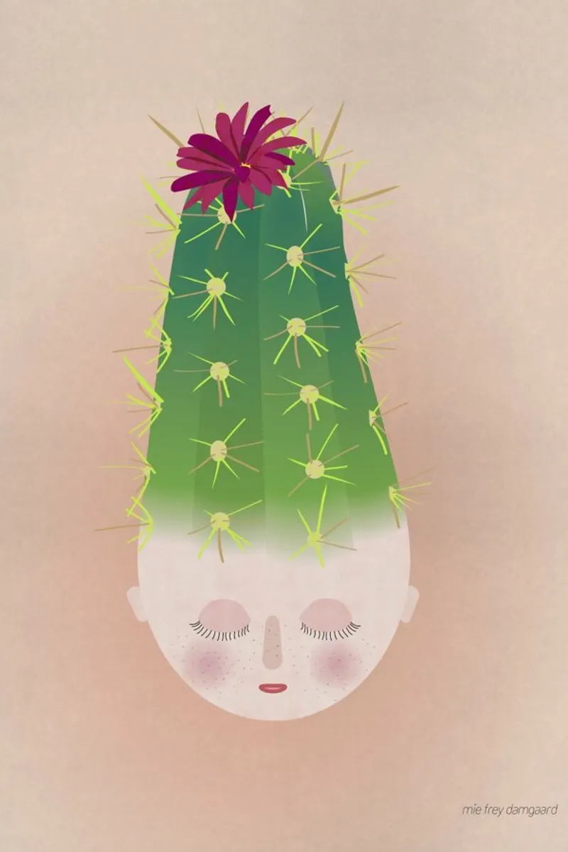 Musings Cactus pellicola backlit da Mie Frey Damgaard