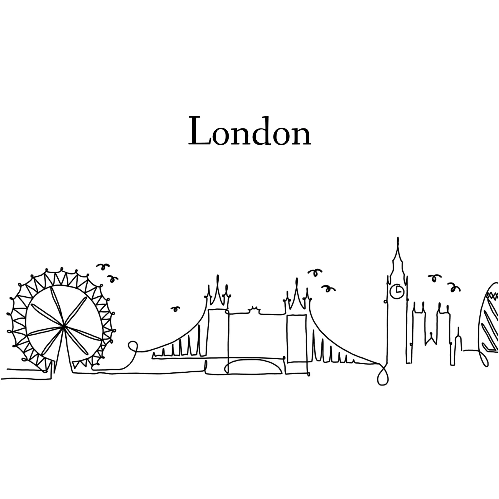 London alu-dibond by Sabrina Ziegenhorn