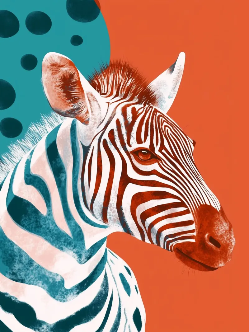 Zebra pellicola backlit da Sabrina Ziegenhorn