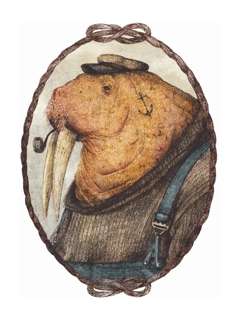 Sailor's Call - Umarme das Flüstern des Ozeans Hahnemühle von mikekoubou
